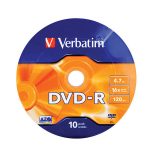 DVD-R, VERBATIM,4,7 GB,16X, spindle 10 kom,MATT SILVER - Image 2