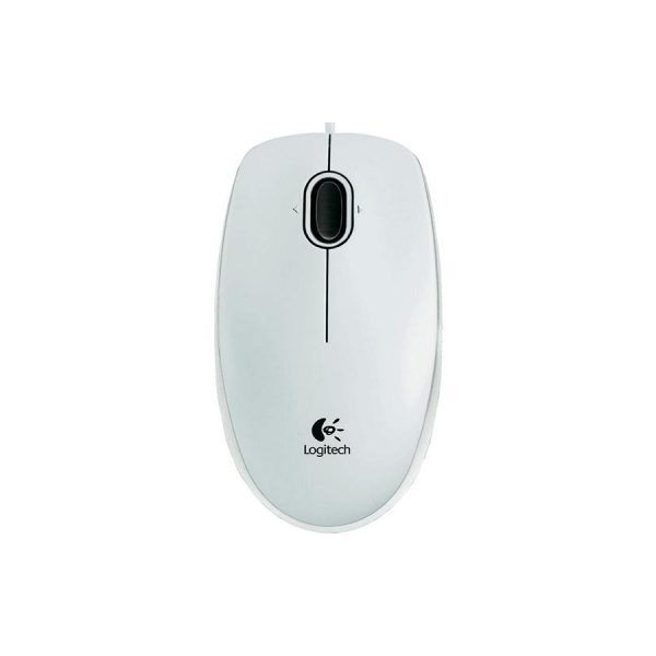 Miš LOGITECH B100, USB, optical, white, 910-003360