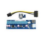 PCI Riser Mining Extender USB3.0 PCI-ex 6-pin power connector, SATA,  GEMBIRD, RC-PCIEX-03 - Image 4