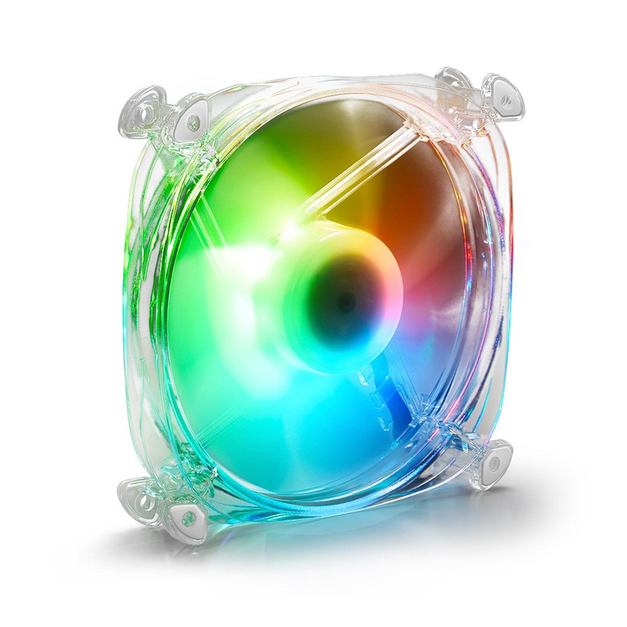 0107652_ventilator-sharkoon-gaming-shark-disc-pwm-rgb-fan-120mm Ventilator SHARKOON gaming, SHARK Disc PWM RGB fan, 120mm - Image 1