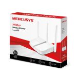 ROUTER Mercusys MW305R  300Mbps, 3x5dBi fixed omni directional antennas, 4x10/100Mbps LAN ports, IEEE 802.11n, IEEE 802.11g, IEEE 802.11b, 2.4GHz, CE,