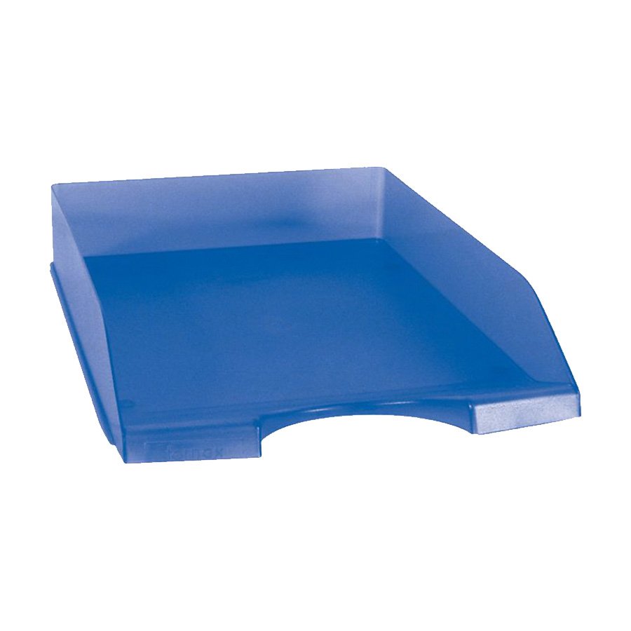 0113805_polica-za-spise-pvc-foroffice-prozirno-plava POLICA ZA SPISE PVC FOROFFICE PROZIRNO PLAVA - Image 1