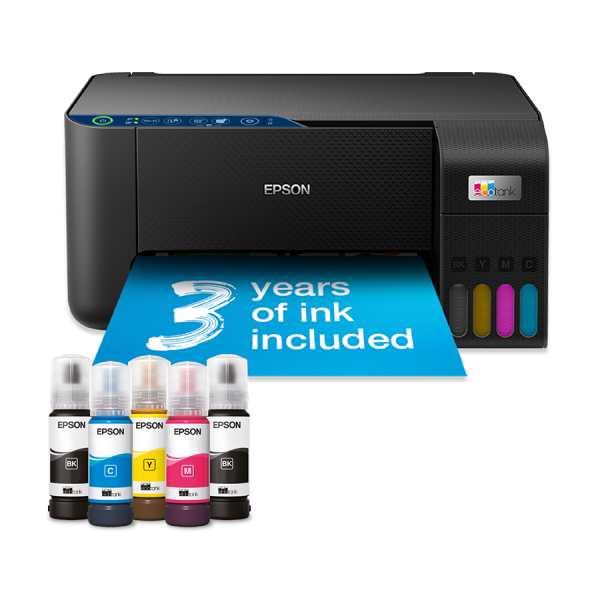 Printer Epson MFP EcoTank ITS L3271 print/scan/copy 33str/min BW. 15str/min color. rezolucija printanja 5.760 x 1.440 dpi. USB+WiFi, Wi-Fi Direct