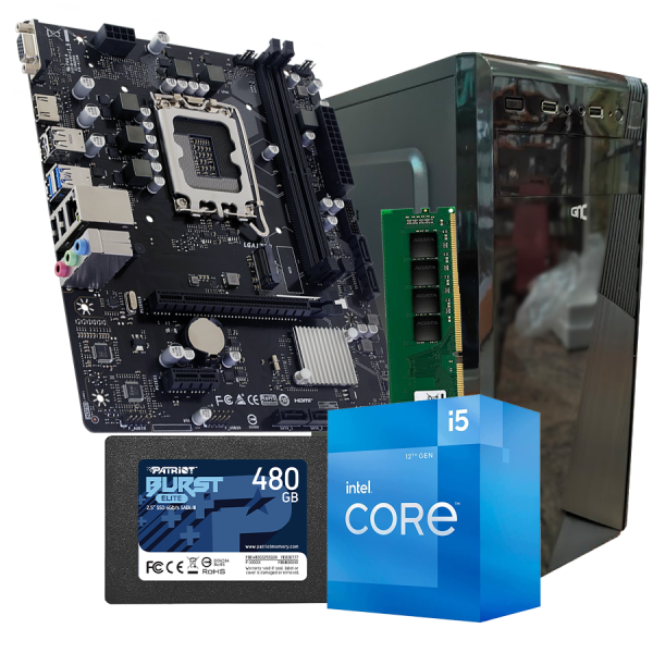 GNC BUSINESS 3 i5-12400 2.5GHz, MB H610, SSD 480GB, DDR4 16GB, Kucište office, WIN 11 PRO, OFFICE PRO PLUS 2019
