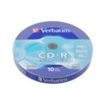 CD-R,VERBATIM, 700 MB,52X,spindle 10 kom EXTRA PRO.43437