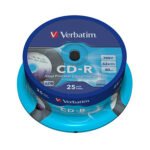 CD-R,VERBATIM, 700 MB,52X,spindle 25 kom EXTRA PRO.,43432