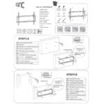 Zidni nosač GNC PSW698MT, 32"-65", 35kg, VESA 600x400, nagib, low profile 25mm - Image 3
