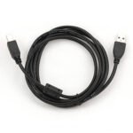 USB 2.0 kabal, CRNI 4,5m, A-B cable ferrite, GEMBIRD CCF-USB2-AMBM-15 - Image 2
