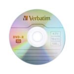 DVD-R, VERBATIM,4,7 GB,16X,MATT SILVER SLIM CASE - Image 3