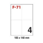 NALJEPNICA 105X148 FORNAX F-71 100/1 - Image 3