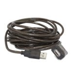 USB active extension cable 10m, GEMBIRD UAE-01-10M, black - Image 2