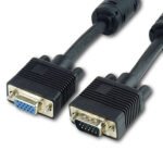 SVGA ext.kabl CC-PPVGAX-10M-B, 10m 15M-15F dual-shielded + 2xFerr, GEMBIRD - Image 2