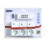 VIVANCO set od tri utičnice + wireless remote sa RF kontrolom, 1000W, white 26551 - Image 2
