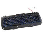 Tastatura GEMBIRD, KB-UMGL-01 Gaming, 5 custom macro, USB, 3-color backlight, USA layout