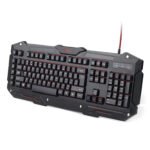Tastatura GEMBIRD, KB-UMGL-01 Gaming, 5 custom macro, USB, 3-color backlight, USA layout - Image 3