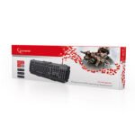 Tastatura GEMBIRD, KB-UMGL-01 Gaming, 5 custom macro, USB, 3-color backlight, USA layout - Image 4
