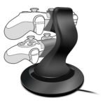 SPEEDLINK TWINDOCK punjač za dva PS4 game pad-a, black, SL-4511-BK