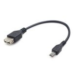 USB adapter/kabl GEMBIRD 2.0 USB AF-microBM 15cm, A-OTG-AFBM-03 - Image 2