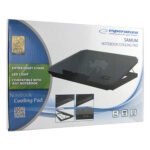 Postolje za notebook ESPERANZA SAMUM, do 17", ventilator+kontrola, ergonomski podesivo USB hub EA141 - Image 3