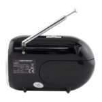 Digitalni radio + alarm + sat ESPERANZA PARROT BLACK, LCD Display, na baterije, ERB101K - Image 3