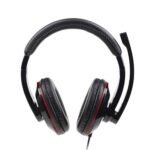 Slušalice sa mikrofonom GEMBIRD MHS-U-001, USB, glossy black color - Image 2