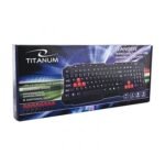 Tastatura gaming TITANUM RANGER, USB, 9 multimedia buttons, US layout, TK105 - Image 3