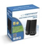 Zvučnici 2.0 ESPERANZA ARCO, 2x3W, 3.5mm, USB power, EP119 - Image 4