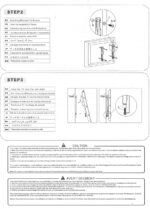 Zidni nosač GNC PSW698SSF 17"-43", 20kg, VESA 200x200, FIXED - Image 4