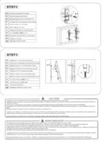 Zidni nosač GNC PSW698SST 17"-43", 20kg, VESA 200x200, NAGIB - Image 4