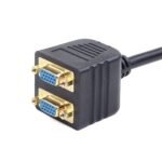 Video spliter GEMBIRD 1 to 2 VGA, 2xHD15F, 1xHD15M, 0,2m, black, CC-VGAX2-20CM - Image 2