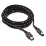 USB 2,0 kabal A-B, 1,8m, CRNI, CCP-USB2-AMBM-6, GEMBIRD, - Image 2