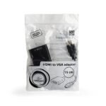 HDMI adapter kabal GEMBIRD A-HDMI-VGA-04 HDMI to VGA adapter - Image 2
