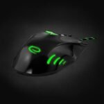 Miš ESPERANZA GAMING HAWK 7D MX401, BLACK-GREEN, 2400dpi, double-click, ergonomic, EGM401KG - Image 3