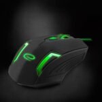 Miš ESPERANZA GAMING FIGHTER 6D MX205, GREEN, 2400dpi, ergonomic, EGM205G - Image 3