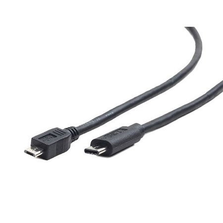 0084167_usb-20-kabal-micro-bm-to-type-c-micro-bmcm-1m-black-gembird-ccp-usb2-mbmcm-1m USB 2,0 kabal Micro BM to Type-C Micro BM/CM, 1m, BLACK, GEMBIRD CCP-USB2-mBMCM-1M - Image 1