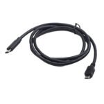 USB 2,0 kabal Micro BM to Type-C Micro BM/CM, 1m, BLACK, GEMBIRD CCP-USB2-mBMCM-1M - Image 2
