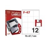 NALJEPNICA 70x67,7 FORNAX F-47 ,100/1 - Image 2