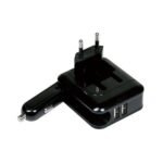 MEDIACOM Punjač Dual + auto punjač - M-USBCHCC2