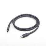 USB 3.1 kabal Type-C to Type-C CM/CM, 1m, BLACK, GEMBIRD CCP-USB3.1-CMCM-1M - Image 2