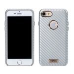 Zaštitna futrola Remax carbon case iPhone 7 silver - Image 2