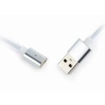 Magnetic USB charging combo 3-in-1 kabl, iPhones, micro-USB Type-C, silver, 1 m, GEMBIRD CC-USB2-AMLM31-1M - Image 4