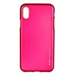Zaštitna futrola Mercury i-Jelly metal case iPhone X rose gold
