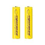 Punjive baterije ESPERANZA RECHARGEABLE Ni-MH AAA 1000MAH 2kom. yellow, EZA101Y