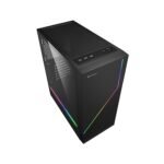 Kućište SHARKOON gaming, FLOW, RGB, ATX, 1x120mm fan, Tempered Glass - Image 2