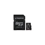 Micro SD card Kingston 64 GB SDHC  SDCS2/64GB  Class10 Canvas Select Plus SD adapter;100MBs Read,Class 10 UHS-I - Image 2