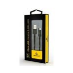 USB 2.0 kabl Type-C charging and data cable, 2m, black, GEMBIRD CC-USB2P-AMCM-2M - Image 2