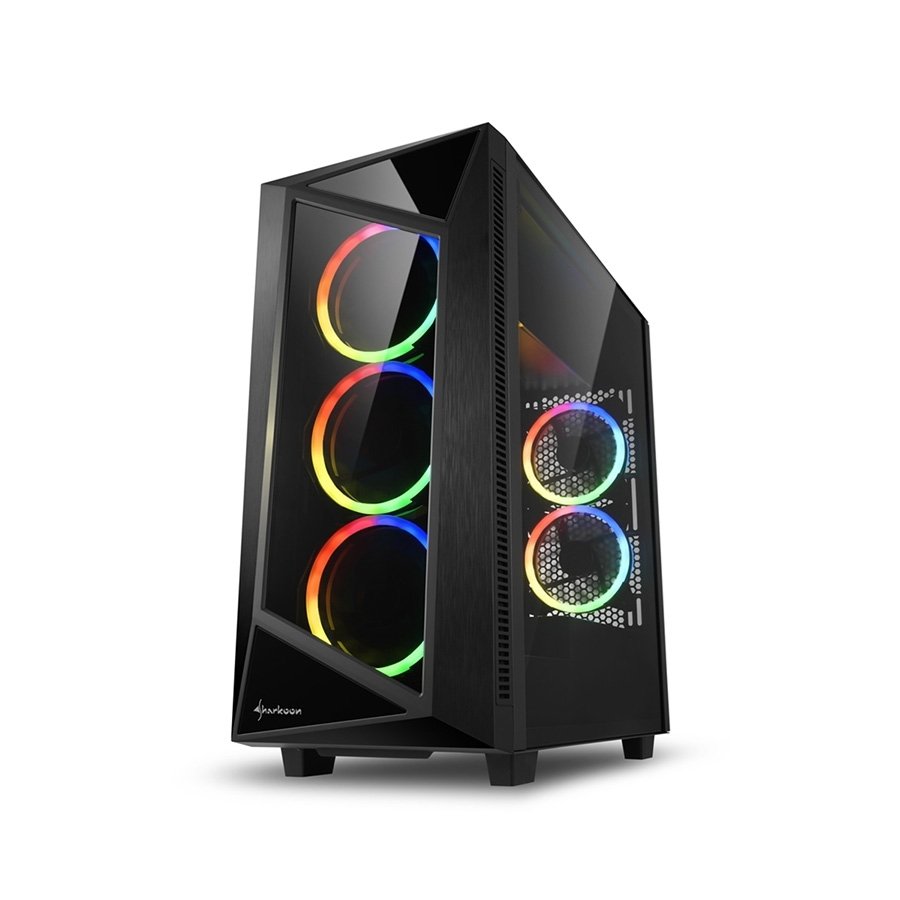 0096414_kuciste-sharkoon-gaming-rev200-rgb-atx-ventilator-5x120-mm Kućište SHARKOON gaming, rev200, RGB, ATX, ventilator 5x120 mm - Image 1