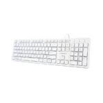 Tastatura GEMBIRD Multimedia chocolate, KB-MCH-03-W USB, USA layout, white