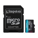 Micro SD card Kingston 256GB CanvasGoPlusr/w 170MB/s/90MB/s with adapter SDCG3/256GB