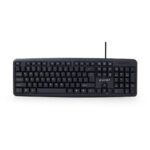 Tastatura GEMBIRD, KB-U-103, Standard keyboard, USB, US layout, black